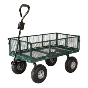 Garden Star 700-lb. Capacity 38" x 20" Mesh Garden Utility Cart: $59.40 Garden Star 700-lb. Capacity 38" x 20" Mesh Garden Utility Cart: $59.40