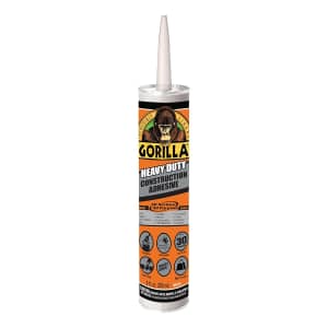Gorilla Grip Gorilla Heavy Duty Construction Adhesive 9-oz Cartridge: $5.44 Gorilla Grip Gorilla Heavy Duty Construction Adhesive 9-oz Cartridge: $5.44