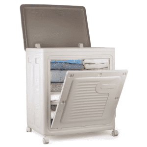 Foldable Storage Box w/ Wheels: $26