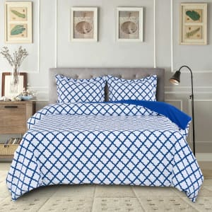 Lux Decor Collection 3-Piece Ultra Soft Duvet Cover Set: From $17