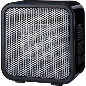 Amazon Basics 500W Mini Ceramic Space Heater: $12.79