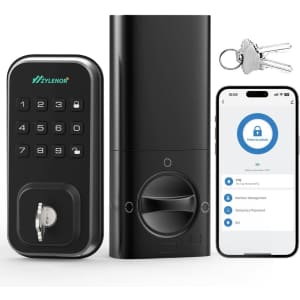 Zylenor Keyless Entry Smart Door Lock with WiFi and Keypad: $32.49