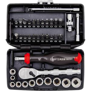 Craftsman V-Series 1/4" Drive SAE or Metric 38-Piece Shallow Socket Set: $39.98