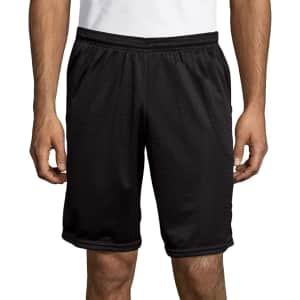 Hanes Men's Mesh Pocket Shorts: $6.98