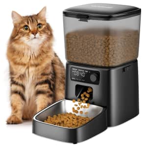 Oneisall 12L Automatic Cat Feeder: $33