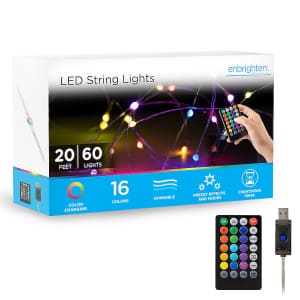 Enbrighten 20-Foot String Lights: $5.99