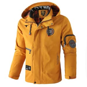 Koulb Men's Waterproof Windproof Parka Jacket: $19