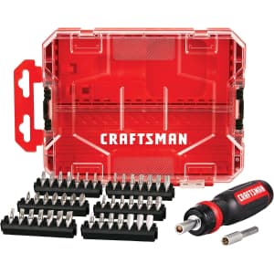 Craftsman 44-Piece Ratcheting Screwdriver Set: $20