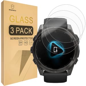 Mr.Shield 3-Pack Tempered Glass for Garmin Fenix 8: $3.47 Mr.Shield 3-Pack Tempered Glass for Garmin Fenix 8: $3.47