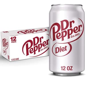 Diet Dr. Pepper 12-oz. Soda 12-Pack: $4.68 via Sub & Save