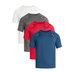 Russell Athletic Men's Runner Tech T-Shirt 4-Pack: $20