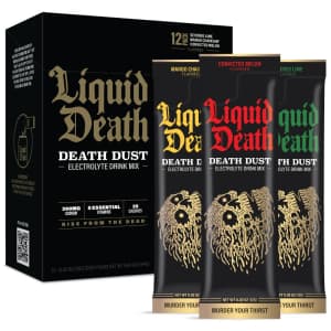 Liquid Death Electrolyte Death Dust 12-Pack: $4.98 via Sub. & Save