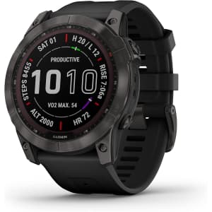 Garmin Fenix 7X Sapphire Solar GPS Smartwatch: $500