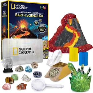 National Geographic Mega Science Series Earth Science Kit: $24