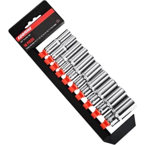 Egofine 10-Piece 3/8" Drive Deep Socket Set: $9.99