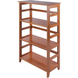Winsome Wood Solid Beechwood 4-Tier Studio Shelf: $86 Winsome Wood Solid Beechwood 4-Tier Studio Shelf: $86
