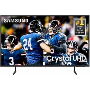 Samsung DU7200 Series 55" 4K HDR TV (2024): $348