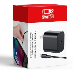 Kova 60W AC Adapter / Charger for Nintendo Switch 2: $15