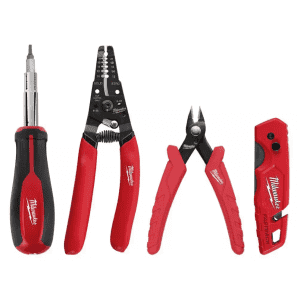 Milwaukee Electrician's 4-Piece Hand Tool Kit: $24.88 Milwaukee Electrician's 4-Piece Hand Tool Kit: $24.88