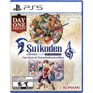 Suikoden I & II HD Remastered for PS5 / Switch / Xbox X: $29.99