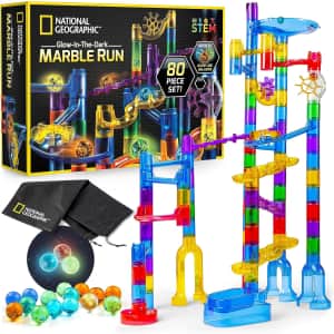 National Geographic Glowing Marble Run: $29