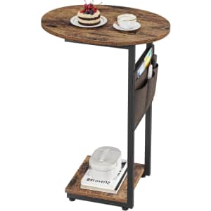 C-Shaped End Table for Couches and Armchairs: $16 C-Shaped End Table for Couches and Armchairs: $16