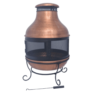BH&G Wood-Burning Copper Chiminea Fire Pit: $119