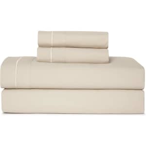Casual Living 4-Piece King Sheets Set: $14