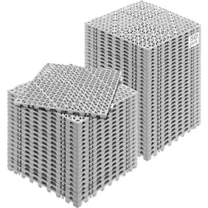 Vevor 12" x 12" Interlocking Tile 50-Pack: $70