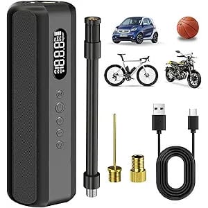 Jookace 150-PSI Portable Air Compressor / Tire Inflator: From $14.99 Jookace 150-PSI Portable Air Compressor / Tire Inflator: From $14.99