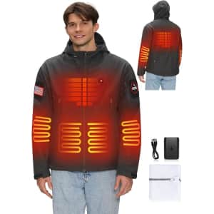 Heatix Men's Heated Jacket w/ 12V Battery Pack: $46