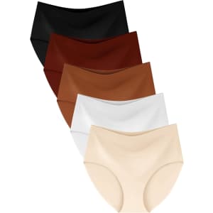 Women's Seamless High-Waisted Brief 5-Pack: $5.99
