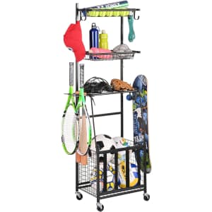 Plkow Sports Equipment Storage Rack: $60 w/ Prime