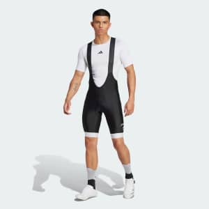 adidas Men's Essentials 3-Stripes Legacy Bib Shorts: $70
