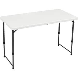 Amazon Basics 4-Foot Rectangular Folding Dining Table: $41