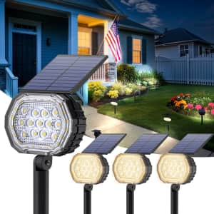 Coozaming 35 LED Waterproof Solar Spot Lights 4-Pack: $11.69 Coozaming 35 LED Waterproof Solar Spot Lights 4-Pack: $11.69