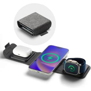 Mophie 3-in-1 Travel Charger Hub for Apple Devices: $40