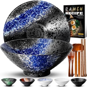 8" Ceramic Ramen Bowl 2-Pack w/ Utensils: $15.83 8" Ceramic Ramen Bowl 2-Pack w/ Utensils: $15.83