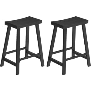 Vasagle Industrial Style Bar Stools Set of 2: $45.99