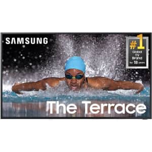 Samsung The Terrace Partial Sun 4K HDR+ Neo QLED Smart TV: From $2,260 Samsung The Terrace Partial Sun 4K HDR+ Neo QLED Smart TV: From $2,260