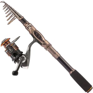 PLUSINNO Telescopic Rod and Reel Combo: From $28