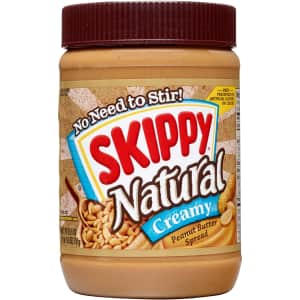Skippy Naturals 26.5-oz. Creamy Peanut Butter Jar: $3.55 via Sub & Save