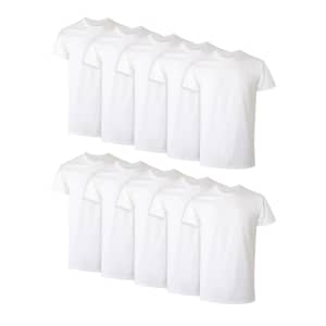 Hanes Men's Crew T-Shirt 10-Pack: $23.98 Hanes Men's Crew T-Shirt 10-Pack: $23.98