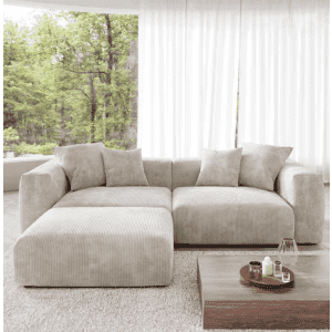 J&E Home 118" 3-Piece Square Arm Modular Sectional Sofa: $986 J&E Home 118" 3-Piece Square Arm Modular Sectional Sofa: $986