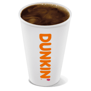 Dunkin' Medium Hot or Iced Coffee: Free w/ purchase