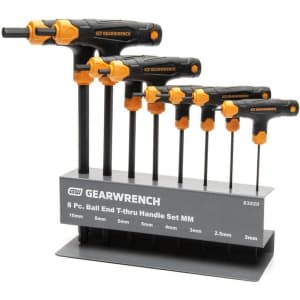 GearWrench 8-Piece Metric Ball End T-Handle Hex Key Set: $19 GearWrench 8-Piece Metric Ball End T-Handle Hex Key Set: $19