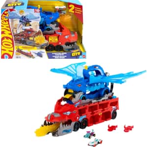 Hot Wheels City Ultimate Dual Dragon Transporter: $34.99