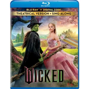 Wicked on Blu-ray / Digital: $18 Wicked on Blu-ray / Digital: $18