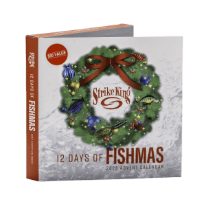 Strike King 12 Days of Fishmas Fishing Lure Advent Calendar: $9.96