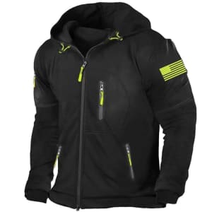 Koulb Men's Long Sleeve Hooded Jacket: $9.5 Koulb Men's Long Sleeve Hooded Jacket: $9.5